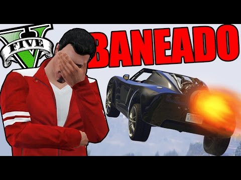 GTA V Online - BANEADO!! Y EL COCHE COHETE!!- NexxuzHD