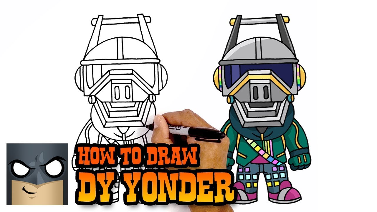 How to Draw Fortnite - DJ YOND3R