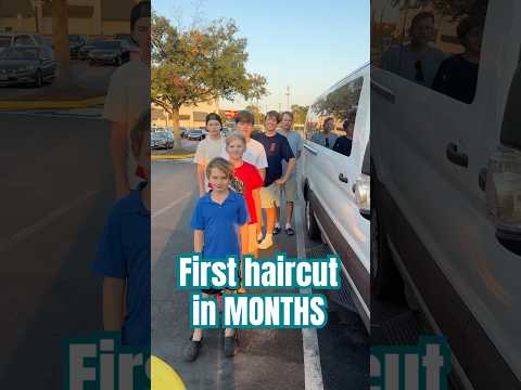 First haircut in MONTHS