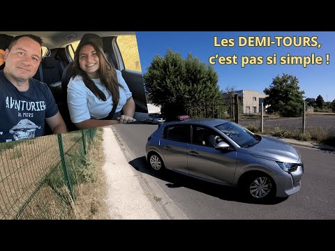 Demi-tours : Julia passe de la galère à la maîtrise ! (6e heure de conduite)