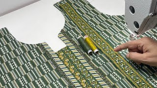 Kapde mein laga ready-made patti hata di… Naya design kamaal ka nikla!