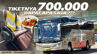 2 HARI 1 MALAM DI BUS TAM TERBARU, NYAMAN GAK⁉️Trip Jakarta - Pekanbaru with TAM Pewe Class