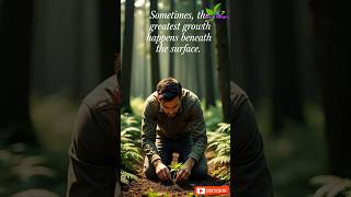 Sometimes, the greatest growth happens beneath the surface