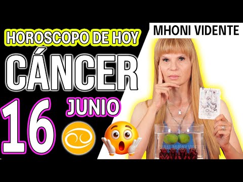 CÁNCER ♋ 😮VIENE ALGO MUY BUENO💥ME DEJÓ MUDA 🤐🤦‍♀️🔮 HOROSCOPO De Hoy 16 De JUNIO 2025 | Mhoni Vidente