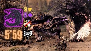 【MHWilds/PS5 】 ★9 ✦5 Tempered Gore Magala Solo Charge blade TA 5‘59