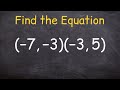 Understanding Linear Equations from Two Points