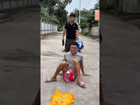 Crushing Balloons with a Motorbike – Laughing Nonstop! #FunnyPrank #BalloonSmash