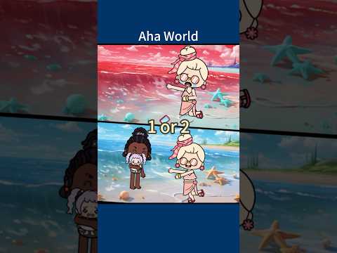 Aha World❤️ Save him or not? 🥺 #ahaworld #avatarworld #tocaboca #gacha #monster #sea #memes