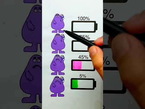 I love ? Grimace shake ????? what's your Grimace battery ? is now??#shorts??#viral#tiktok?