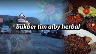 SERU !! VLOG BUKBER KELUARGA DENGAN TEAM ALBY HERBAL