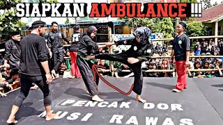 Pencak Dor Musi Rawas Selesai - SRIKANDI ADU JOTOS DI RING BAMBU SAMPEK BERDAR4H ‼️