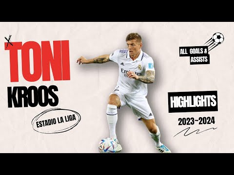 Toni Kroos Estadio laliga All goals & Assists Highlights 2023-2024 #tonikross #goals #assists