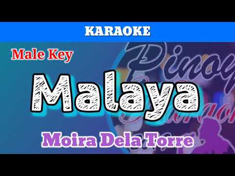 Malaya by Moira Dela Torre (Karaoke : Male Key)