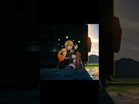 Nezuko - Mugen train cute moments 💕 #demonslayer #foryou #kimetsunoyaiba #shorts