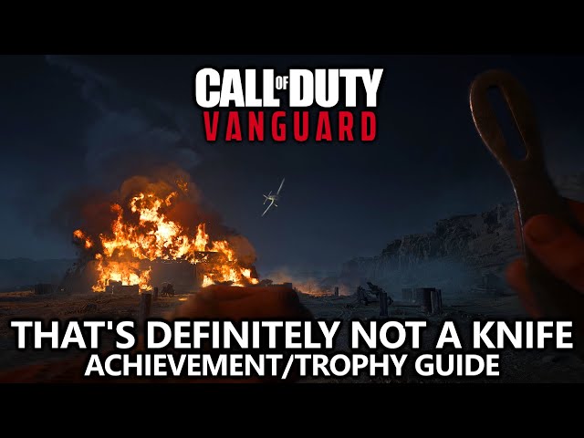 Call of Duty Vanguard - That's Definitely Not a Knife Achievement/Trophy - Bring Down the Stuka