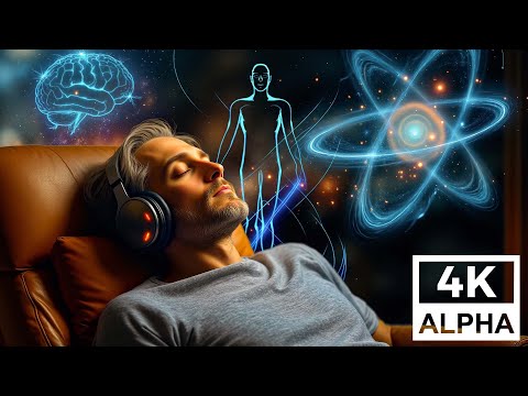 432Hz + 528Hz – Brain Massage While You Sleep, Melatonin Release, Stop Overthinking, Worry & Stress