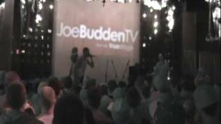 @FRESHCEO stumbles on stage during Joe Budden's set at SOBs