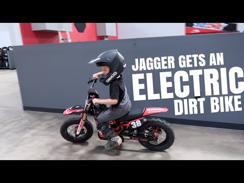 JAGGER GETS AN ELECTRIC DIRT BIKE | OSET BIKE