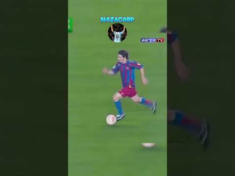 Así jugo MESSI la primera vez que fue TITULAR con Barcelona (2005) #nazacarp #messi #LaLiga