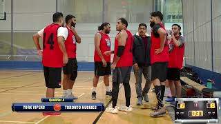 Qualifier 4 : York Vipers vs Toronto Huskies