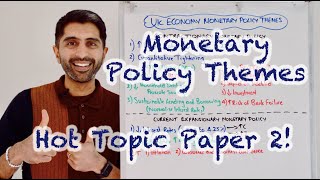 Monetary Policy UK Themes - HOT TOPIC for Paper 2! Must Watch 🔥