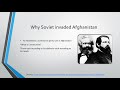 Soviet-Afghan War and Its Impact