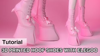 3D Printed Hoof Shoes with ELEGOO Centauri Carbon