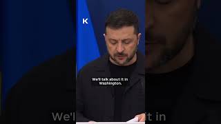 Ukraine would never cede territory, Zelensky says