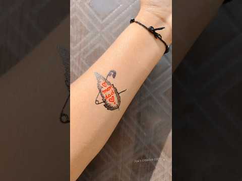 Mom Dad Tattoo Design❤️✨ #trending #art #ytshorts #tattoodesign #tattoo #tattooart #diy #shorts