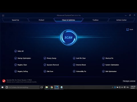 licence advanced systemcare 10