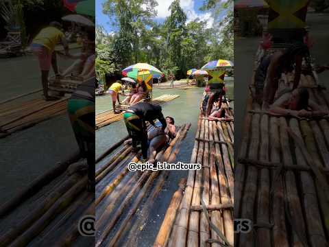 Bamboo rafting Jamaica 🇯🇲