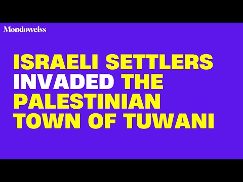 Escorted by Military: Israeli Settlers Invade Palestinian Town