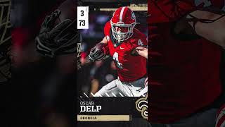 The @NewOrleansSaints selected Oscar Delp TE from Georgia in the 3rd round ⚜️💯