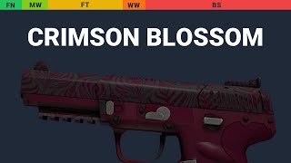 Five-SeveN Crimson Blossom Wear Preview