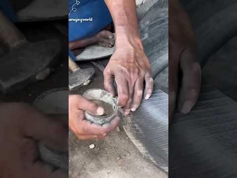 गरीब आदमी ने पुराने ख़राब टायरों से शानदार चीज़ बना दिया | Old tyre best uses #shorts
