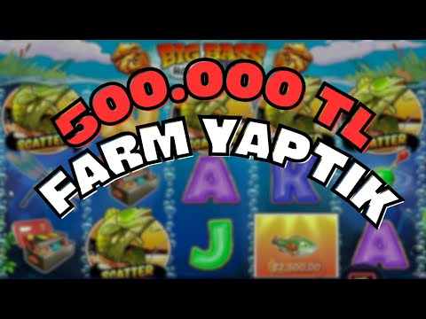 Slot Oyunları - Bigger Bass Bonanza Slot Rekor Kazanç Deneme - Altın Balık Kovalıyorum #slotoyunları