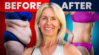 How To Lose Menopause Belly Fat In 30 Days! (At Home)