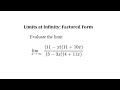 Understanding Limits of Rational Functions