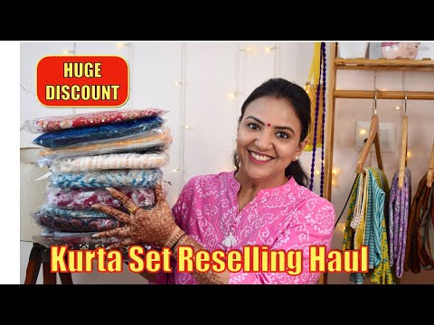 Huge Reselling Haul Kurti/Kurta Sets #stylingwithshipra