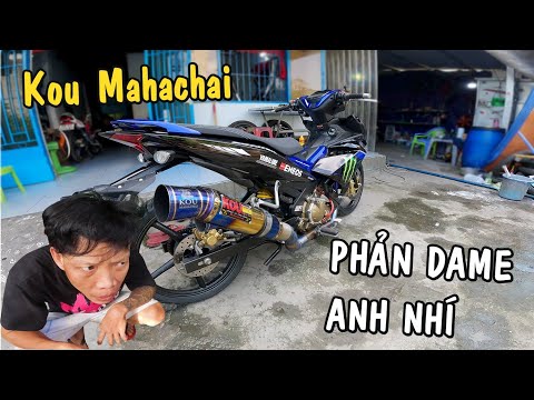 Thiện Red Phản Dame Anh Nhí bằng set pô Kou Mahachai siêu to khổng lồ