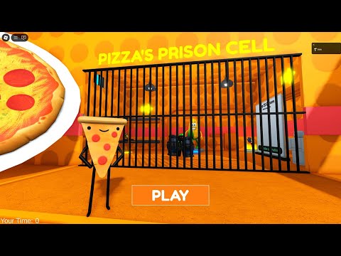 PIZZA'S PRISON RUN Obby New Update Roblox - All Bosses Battle FULL GAME #roblox