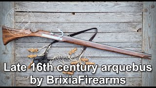 Late 16th century matchlock arquebus by Brixia on land, on sea and on horseback