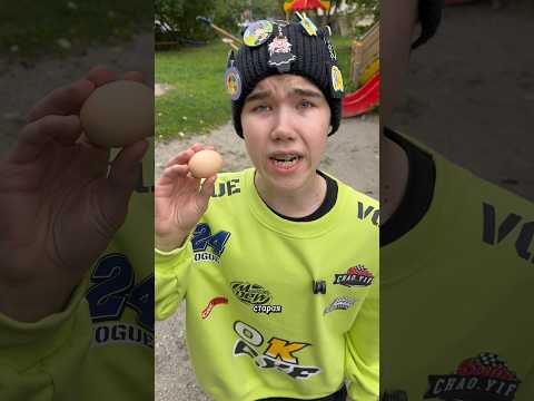 Когда кинул в соседку яйцом😬😆#shorts