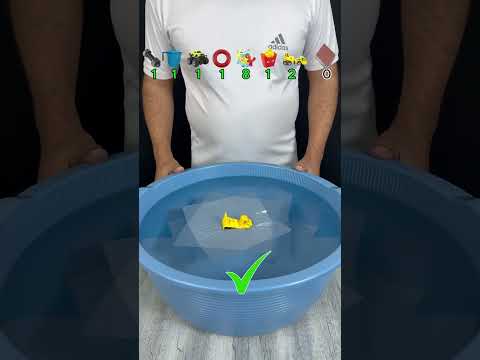 TRY TO GUESS HOW MANY TISSUE PAPER IT TOOKS! #satisfying #asmr #experiment #water