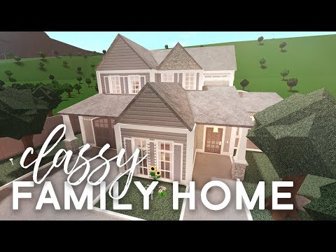 Classy Family Home | Bloxburg Build | alixia - 9tube.tv