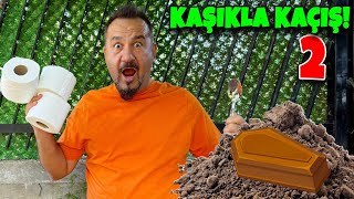 HAPİSHANEDEN KAŞIKLA KAÇIYORUM! DİNAMİT ve PUSULA BULDUM | PRISON ESCAPE SIMULATOR BÖLÜM 2