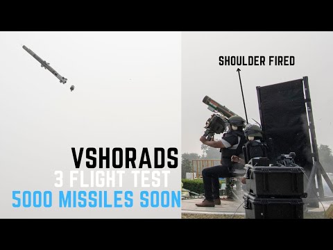 VSHORADS maiden firing from shoulder | Deployment configuration