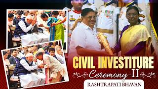 LIVE : PM Modi attends Civil Investiture Ceremony-II at Rashtrapati Bhavan
