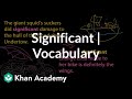 Understanding the Word 'Significant'