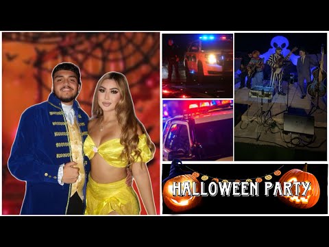 OUR EPIC HALLOWEEN PARTY/THE COPS SHUT IT DOWN....